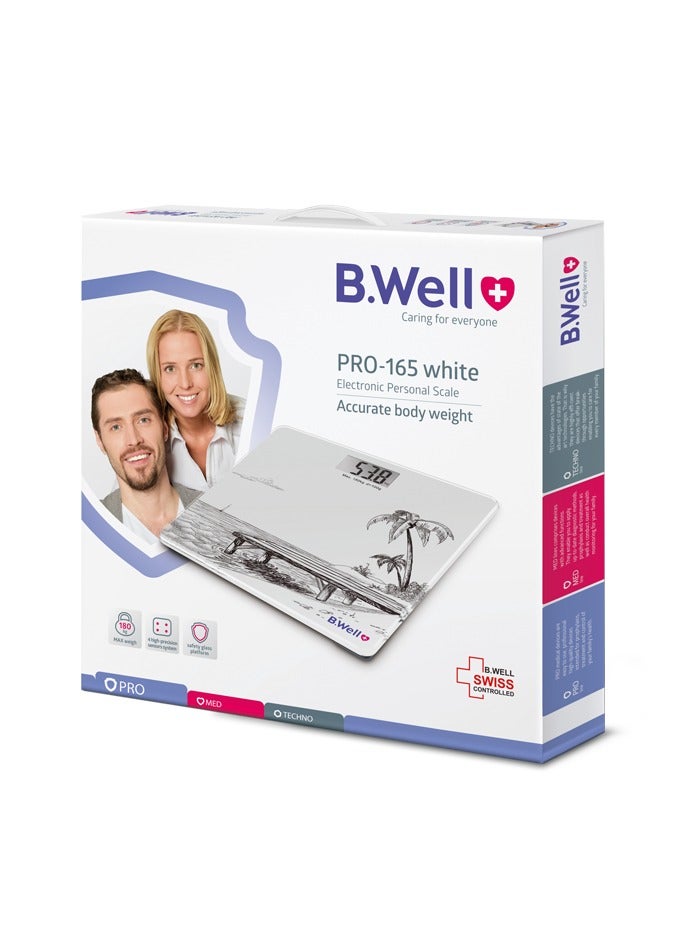 B.Well + Caring Pro166 Accurate Body Weight Scale, 1 Piece