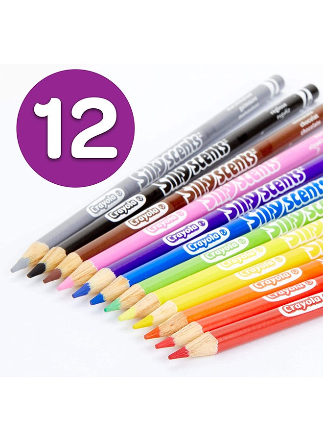 12 Ct Silly Scents Colored Pencils