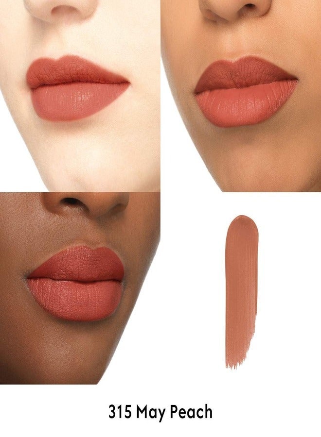 GUCCI Liquid Soft Matte Lipstick 315 May Peach 0.12 oz /6.5ml