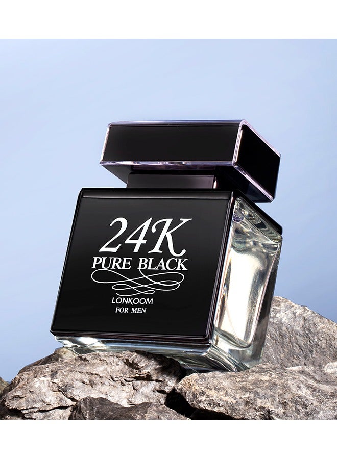 24K Black EDT For Men 100ml