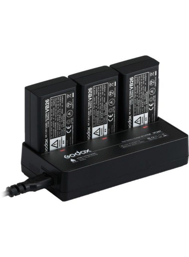 Godox VC26T Multi-Battery Charger For V1