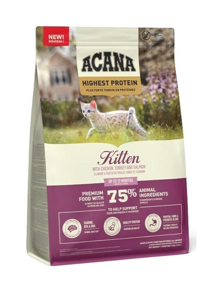 Acana Highest Protein Complete Kitten Food 1.8kg