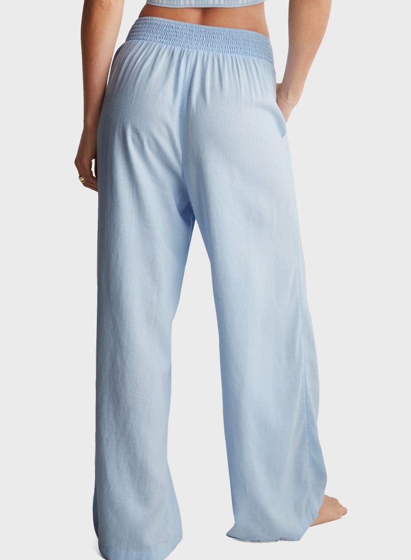 High Waist Wide Leg Pants