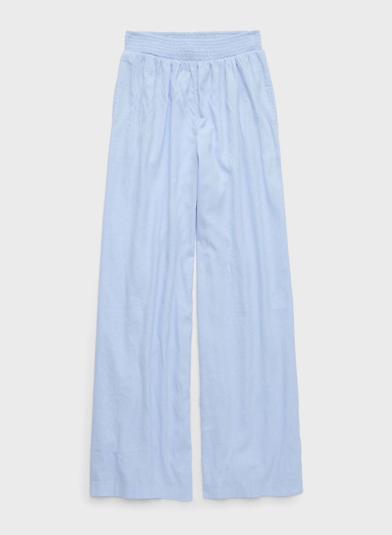 High Waist Wide Leg Pants