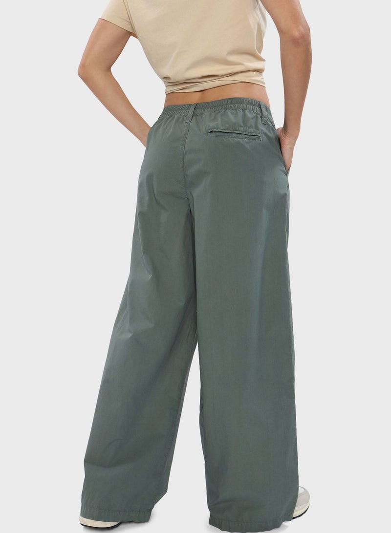 High Waist Wide Leg Pants