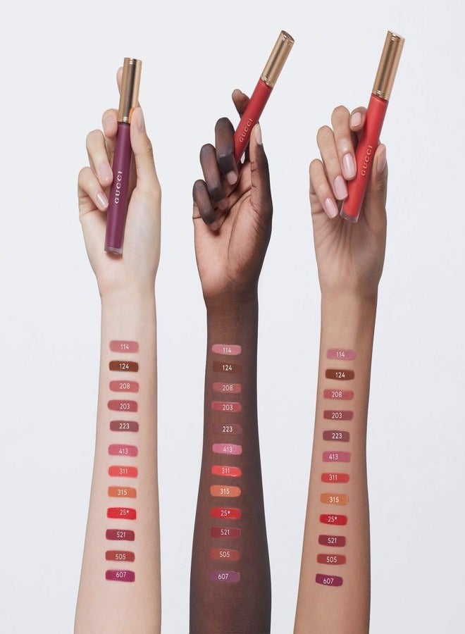 GUCCI Liquid Soft Matte Lipstick 114 Grace Cinnamon 0.12 oz /6.5ml