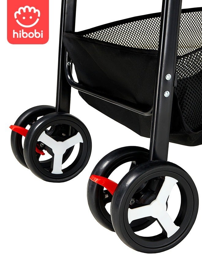 Two-way baby stroller, adjustable front and back, adjustable angle, can sit or lie down, multifunctional foldable stroller.