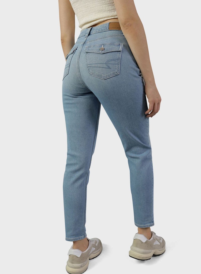 High Waist Mom Jeans