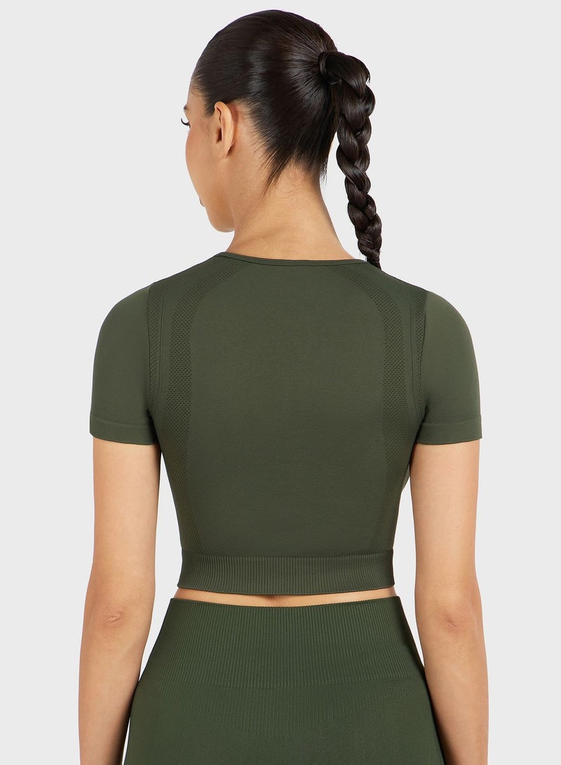 Seamless Cropped T-Shirt