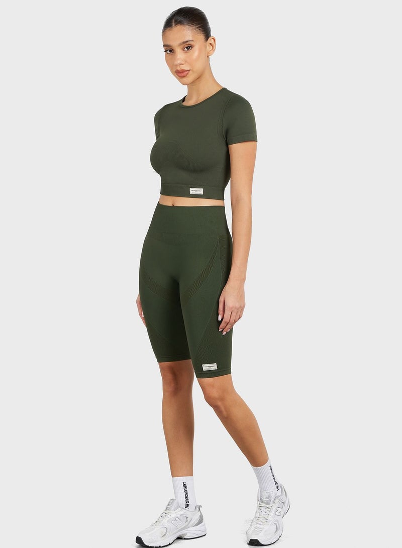 Seamless Cropped T-Shirt