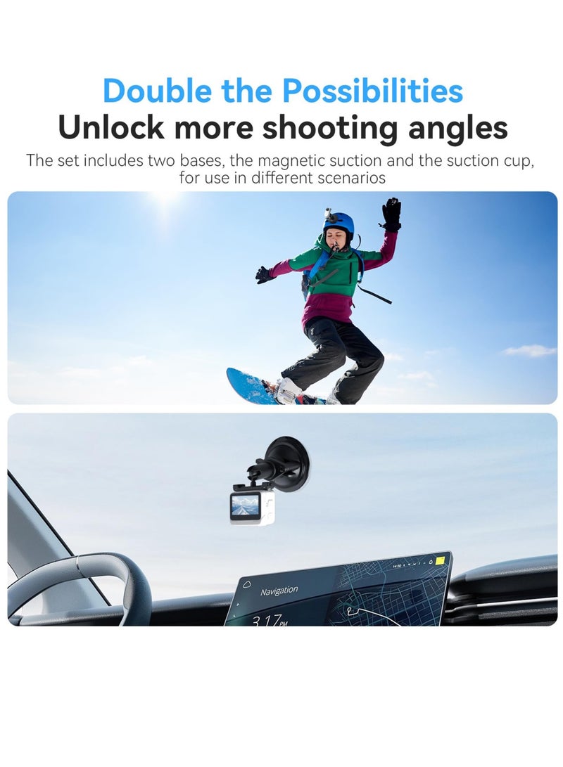 Magnetic Camera Mount Base Stand, with 1/4