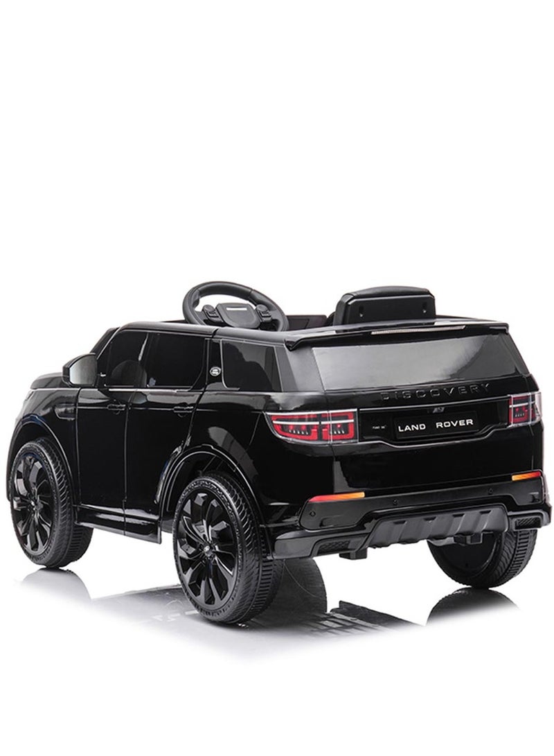 Land Rover Discover Official Licensed Kids Electric Ride On Toy Car With Parential Remote Control Best Gift For Kids-Black