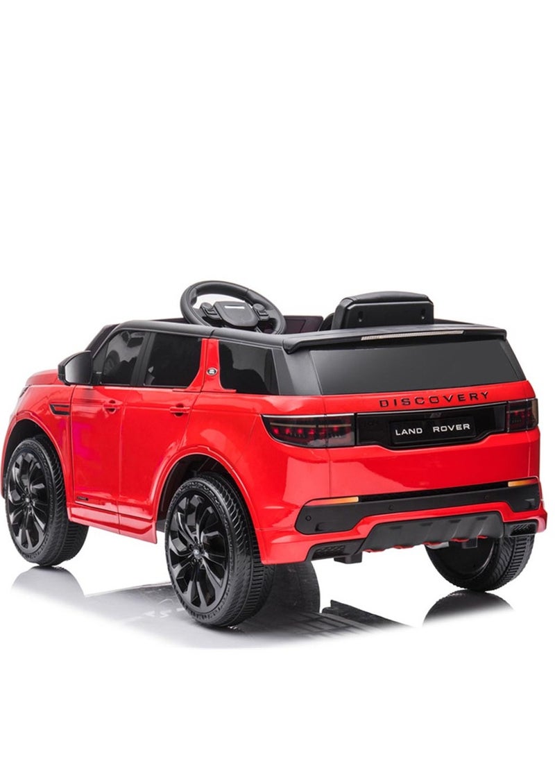 Land Rover Discover Official Licensed Kids Electric Ride On Toy Car With Parential Remote Control Best Gift For Kids-Red