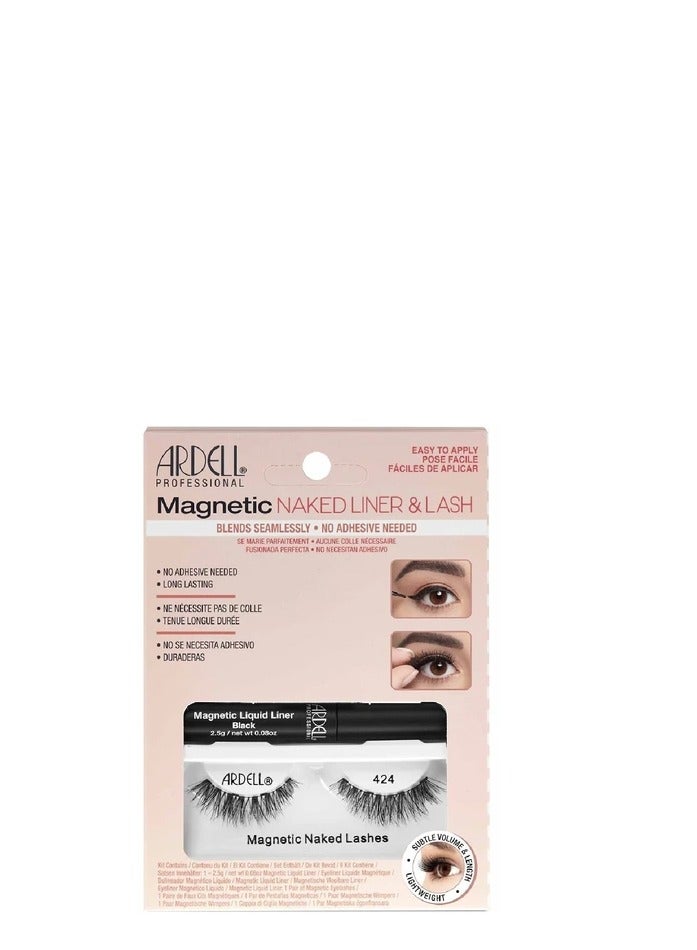 ARDELL MAGNETIC NAKED LINER & LASH 1UN.