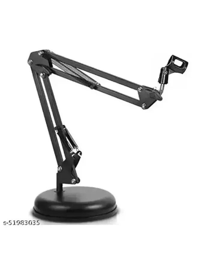 Foldable Microphone Stand, Phone Stand, Mobile Holder, Studio Microphone Stand, Microphone Stand for Voice Recording, Phone Stand for Shooting