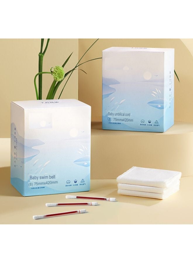Disposable Iodophor Swabs Outdoor Supplies Medical Cotton Swabs Iodine Individually Packaged Cotton Swabs Iodine Swabs for Wound Treatment Refreshing Breathable Single Layer 75mmx420m