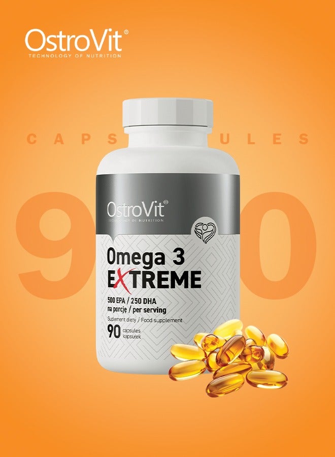 Omega 3 Extreme 500 EPA, 250 DHA per serving 90 Capsule