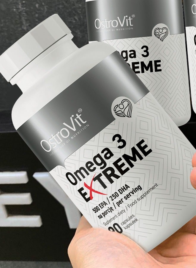 Omega 3 Extreme 500 EPA, 250 DHA per serving 90 Capsule