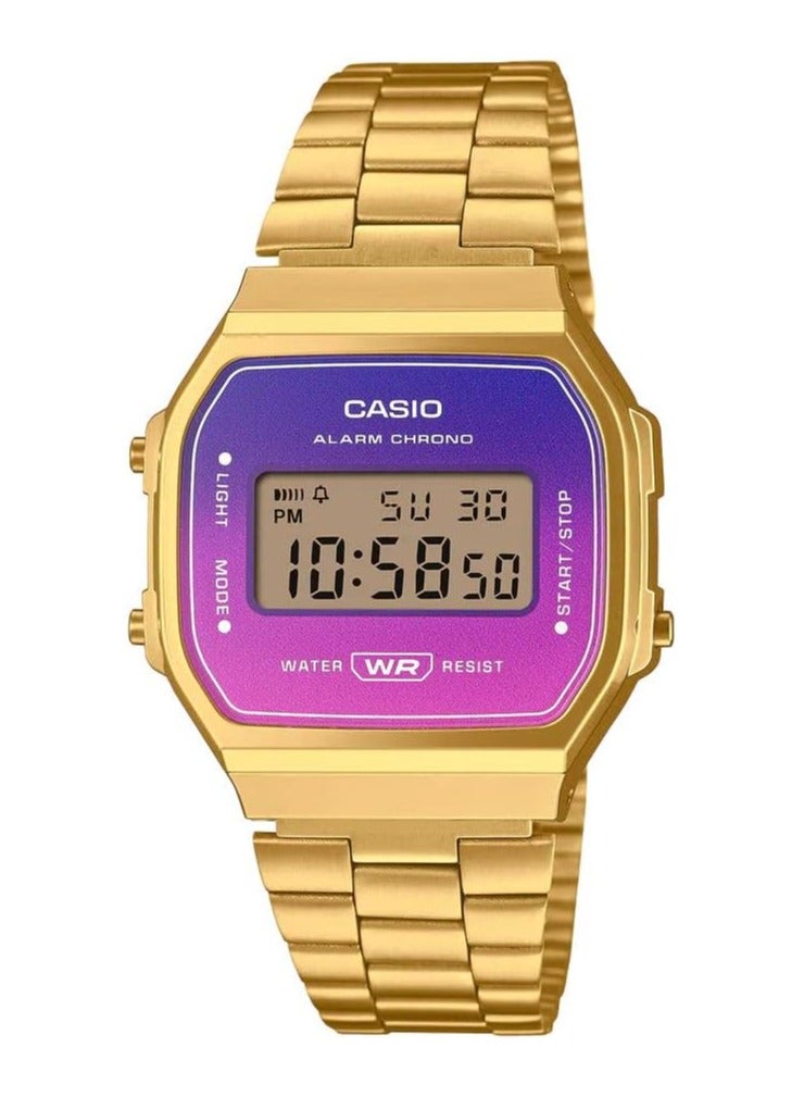 Casio A168WERG-2ADF Vintage Digital Stainless Steel Unisex Watch