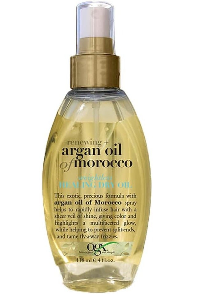 Renewing + Argon Oil Of Morocco Weightless Reviving Dry Oil Spray 118ml