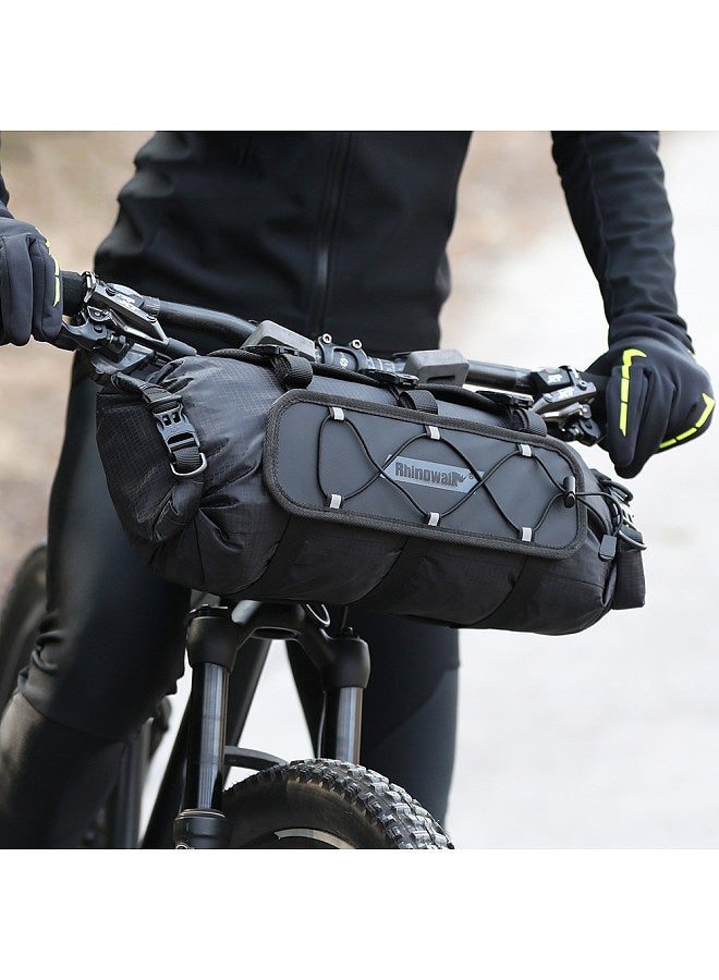 Bicycle Handlebar Bag 12L Waterproof Bike FrontTube Bag Cycle Bag Light Weight Bicycle Storage Bag Bike Front Hung Bag