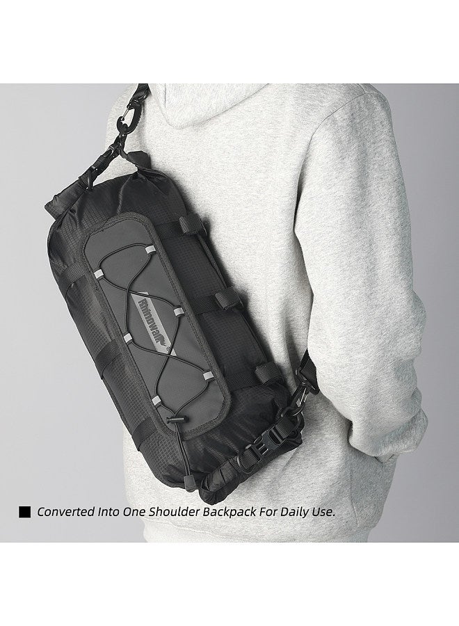 Bicycle Handlebar Bag 12L Waterproof Bike FrontTube Bag Cycle Bag Light Weight Bicycle Storage Bag Bike Front Hung Bag