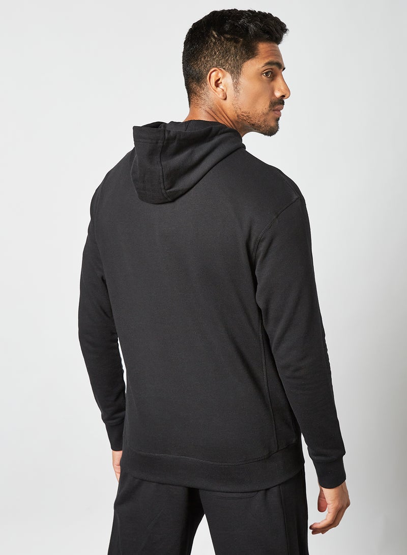 Mason Logo Hoodie Black