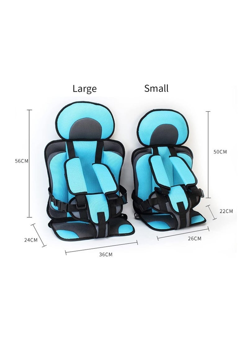 Child Safety Seat Simple Car Portable Seat Belt, Foldable Car Seat Booster Seat for Car Protection