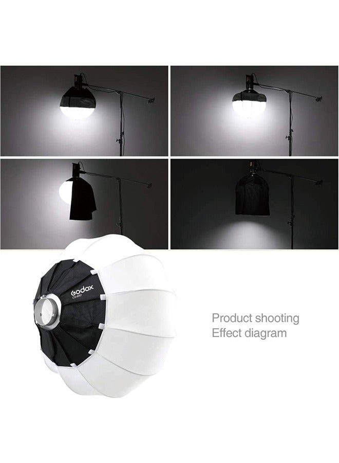 GODOX Softbox Lantern Softbox CS-65D 65cm Bowens Mount Softbox Soft Light Modifier for Aputure 300D Mark II 120D SL-60W VL150 SL150WII FV150 AD200PRO AD300 AD400PRO AD600 VL300 VL200 UL150