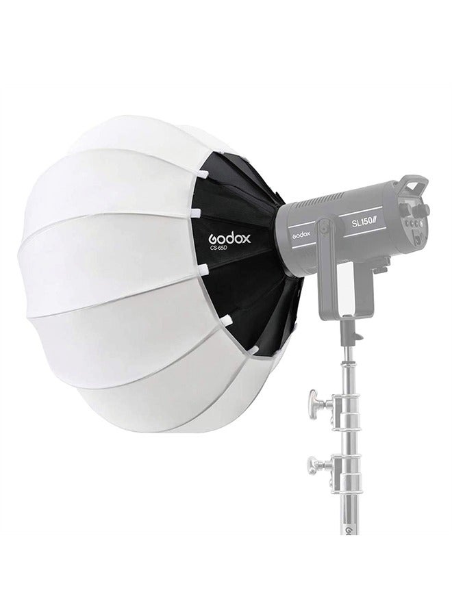 GODOX Softbox Lantern Softbox CS-65D 65cm Bowens Mount Softbox Soft Light Modifier for Aputure 300D Mark II 120D SL-60W VL150 SL150WII FV150 AD200PRO AD300 AD400PRO AD600 VL300 VL200 UL150