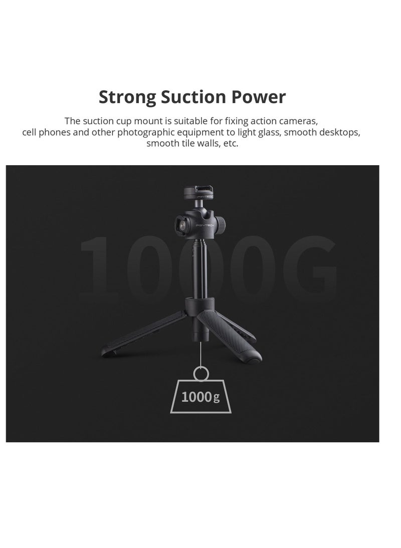 Action Camera Extension Pole Tripod with Quick-Release Design, Flexible Small Tripod Travel for OSMO Action 4 3 2, OSMO Pocket 2, Gopro Hero 11 10 9 8, ONE RS R X3, XiaoYi, Feiyu Action Camera