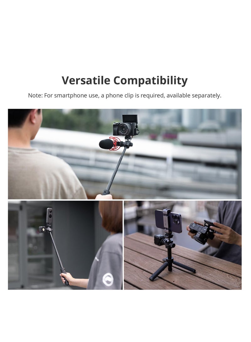 Action Camera Extension Pole Tripod with Quick-Release Design, Flexible Small Tripod Travel for OSMO Action 4 3 2, OSMO Pocket 2, Gopro Hero 11 10 9 8, ONE RS R X3, XiaoYi, Feiyu Action Camera