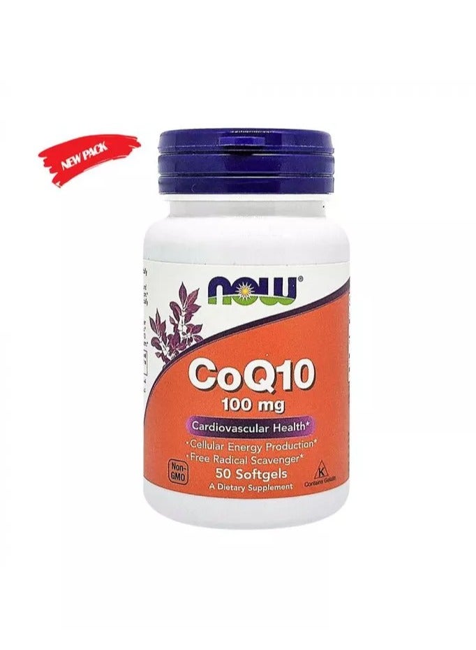 CoQ10 Supplement, Antioxidant Softgel For Heart Health & Energy, Pack of 50's