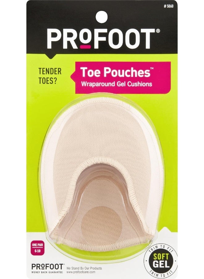 Toe Pouches Wraparound Gel Cushions