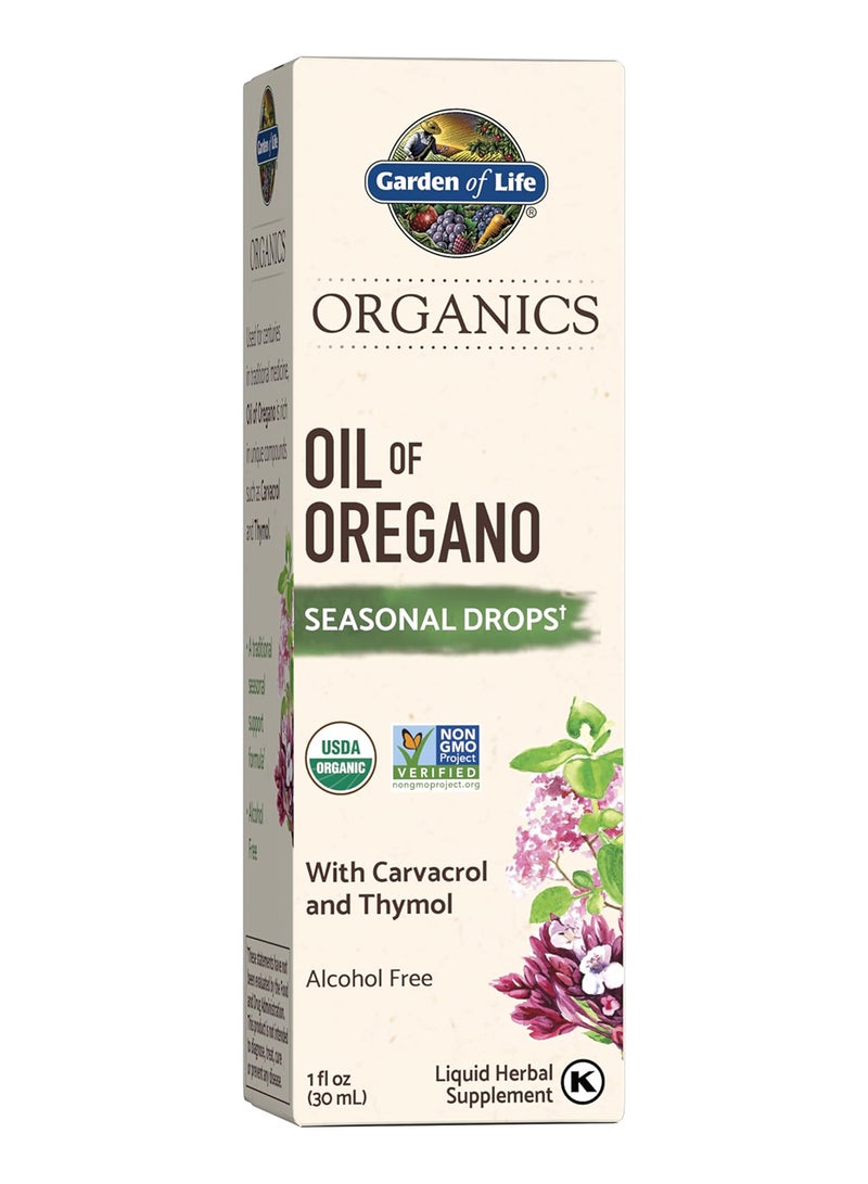 Garden of Life Oil Of Oregano Seasonal Drops (30 mL)