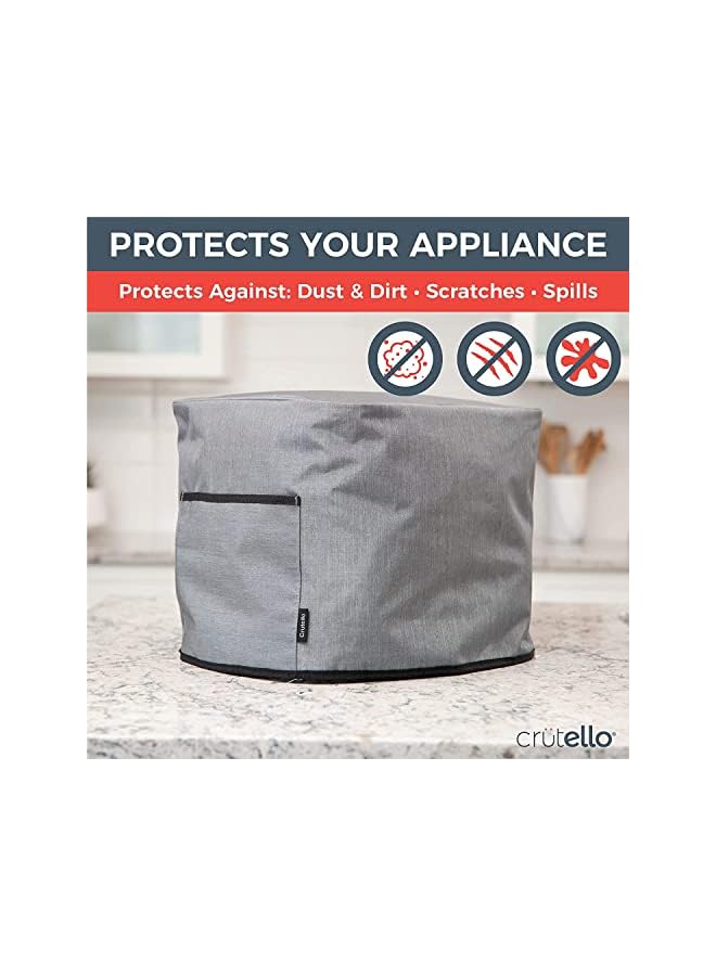 Air Fryer Cover with Storage Pockets for 5.5 Quart Fryer - Small Appliance Dust Covers