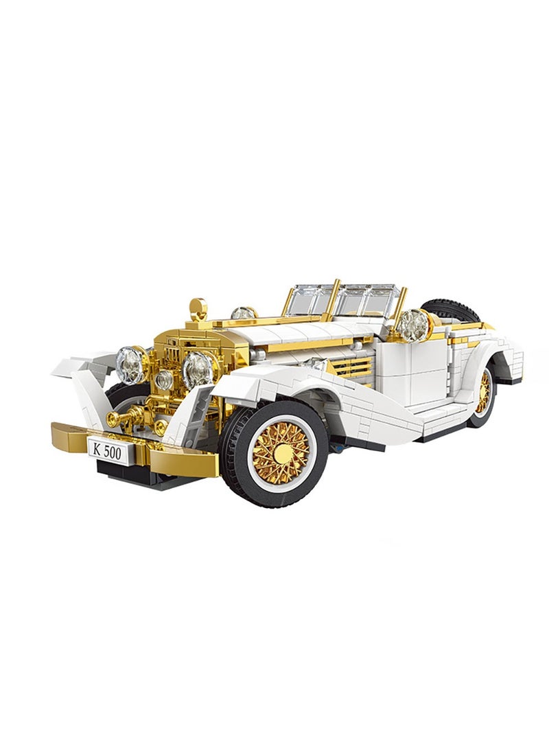 Mould King K500 Vintage Model Car Building Sets Toy,868 Pieces of Realistic Details and Working Parts for Kids, Teens, and Adult Collectors