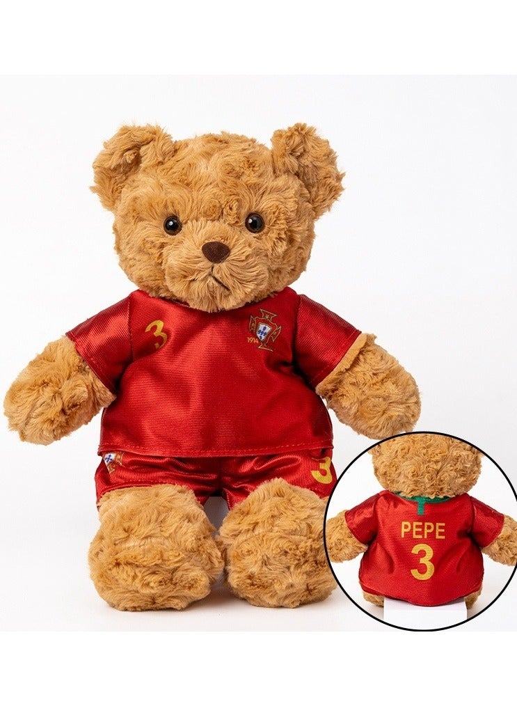 2024 Mascot Plush Toy Football Teddy Bear Doll