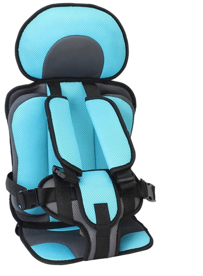 Child Safety Seat Simple Car Portable Seat Belt, Foldable Car Seat Booster Seat for Car Protection