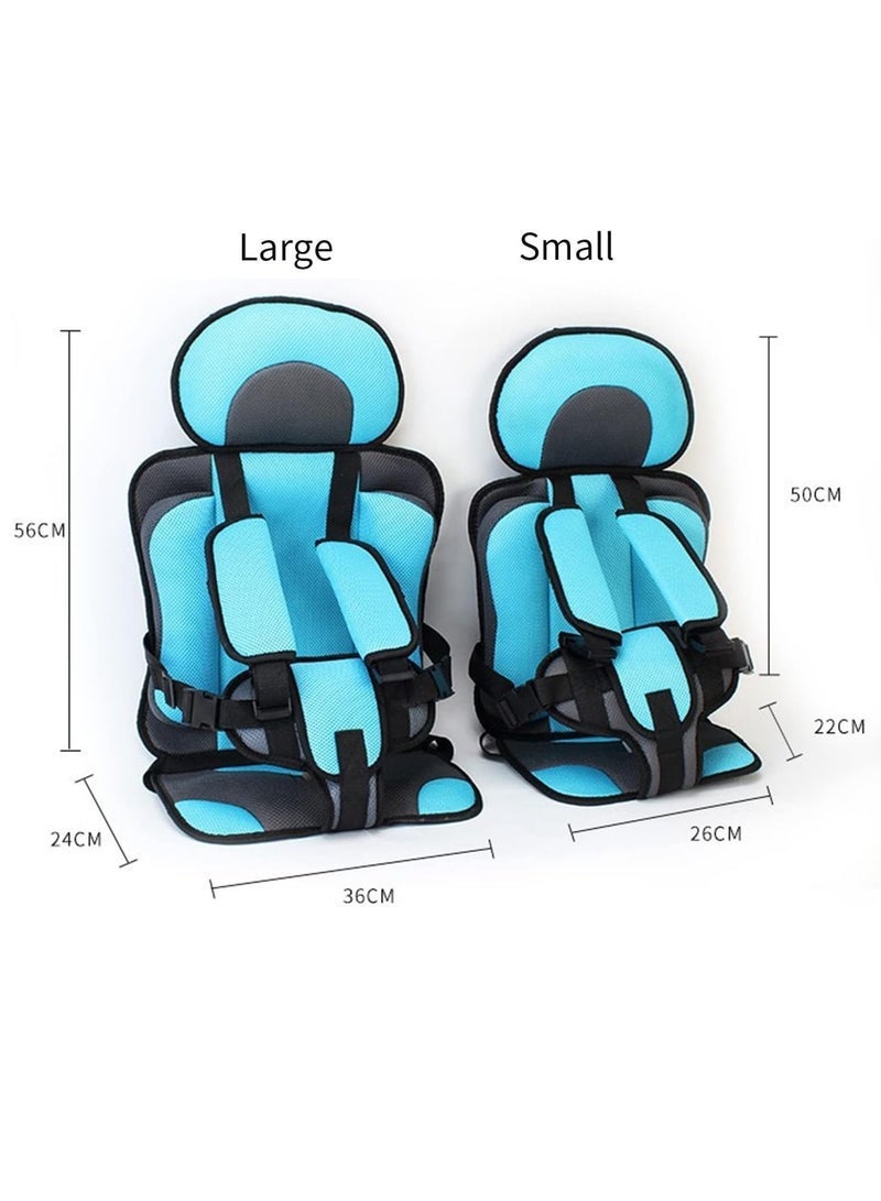 Child Safety Seat Simple Car Portable Seat Belt, Foldable Car Seat Booster Seat for Car Protection