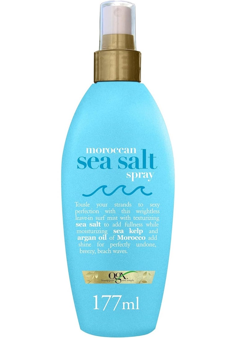 Texturising  Moroccan Sea Salt Spray For Hair 177ml