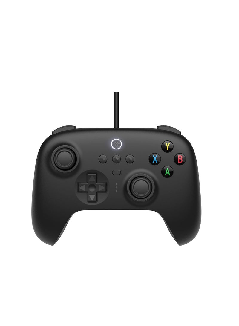 Ultimate Wired Controller, USB Wired Controller for PC Windows 10, Android, Steam Deck, Raspberry Pi and Switch (Black)