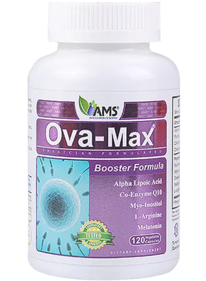 Ova-Max Female Fertility Capsule Supplement For Healthy Ovaries & Conception, Pack of 120's