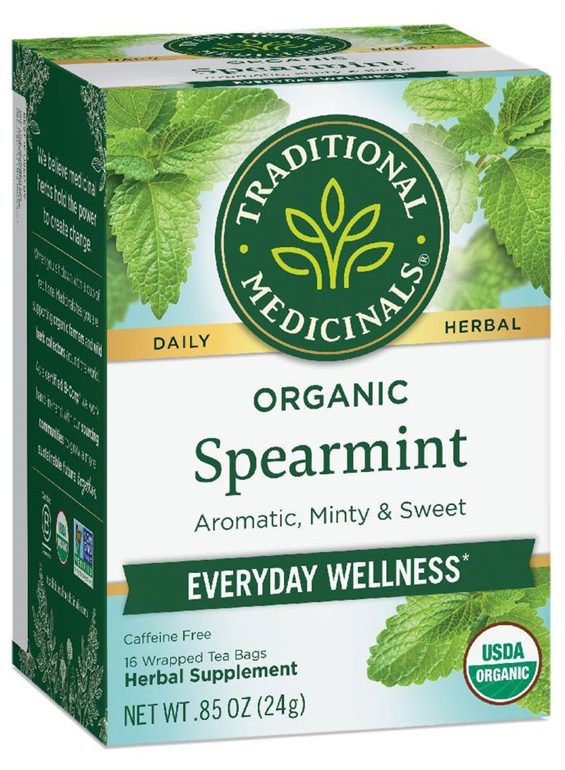 Organic Spearmint Herbal - 16 Tea Bags