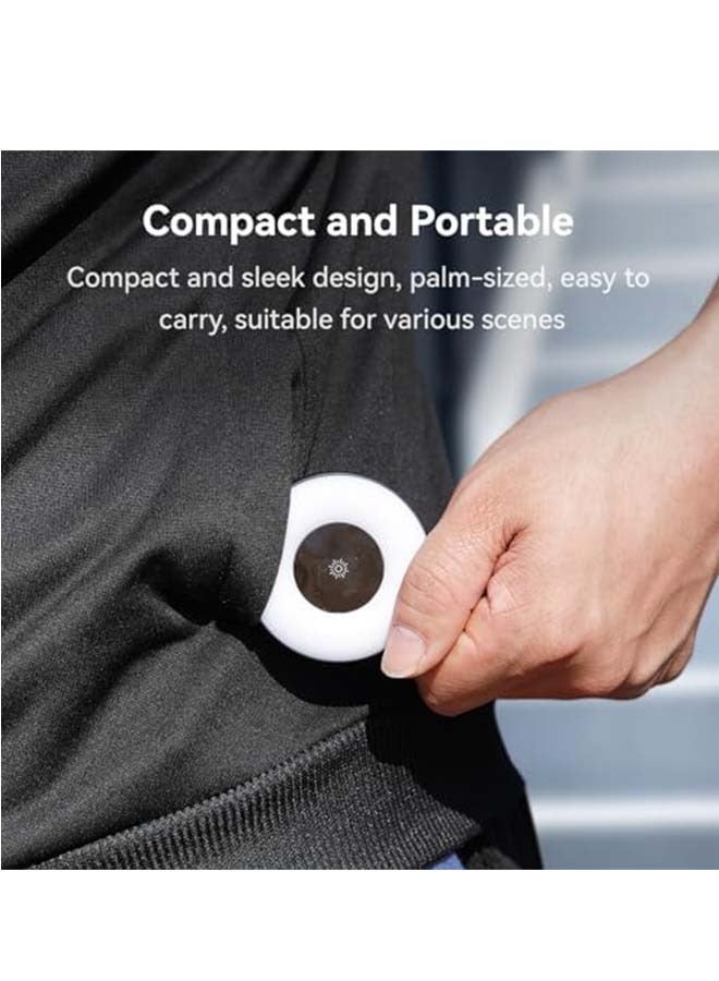 Magnetic Selfie Light for Phone, 3-Modes Magnetic Fill Light for Magsafe, Rechargeable 180° Flip Phone Ring Light for iPhone 15 14 13 12 Series Android Phones for Makeup, Video, TikTok, Vlog