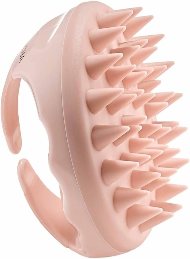 VEGAMOUR GRO Scalp Massager Silicone tool for Circulation Healthy Hair Pink