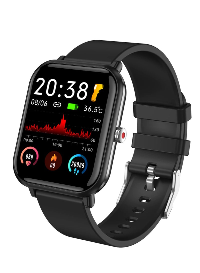 Smart Watch, GPS Fitness Tracker with 24 Sports Modes, 5ATM Swimming Waterproof, Blood Oxygen Heart Rate Sleep Monitor Step Calorie Counter 1.7