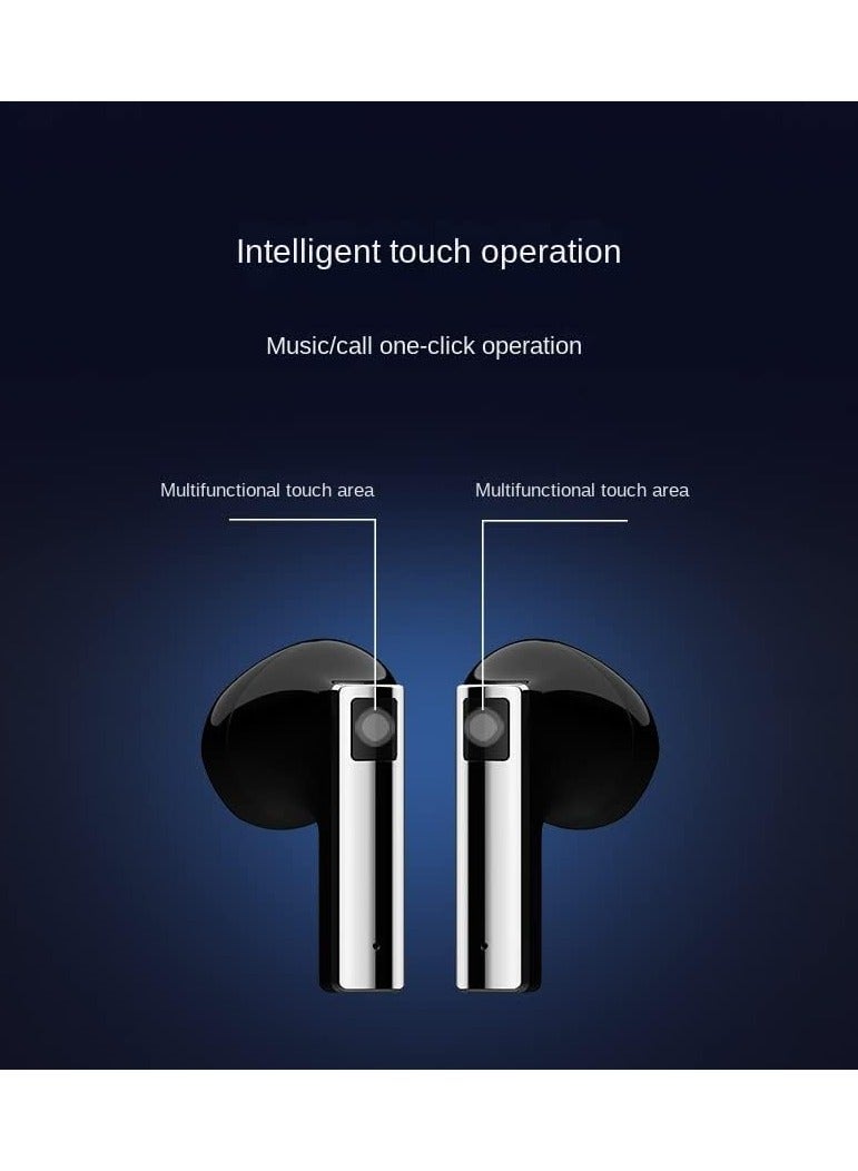 Recci responsive a wandering planet Bluetooth true wireless Bluetooth headset Bluetooth 5.3 Super resistance bass strong highs (black)