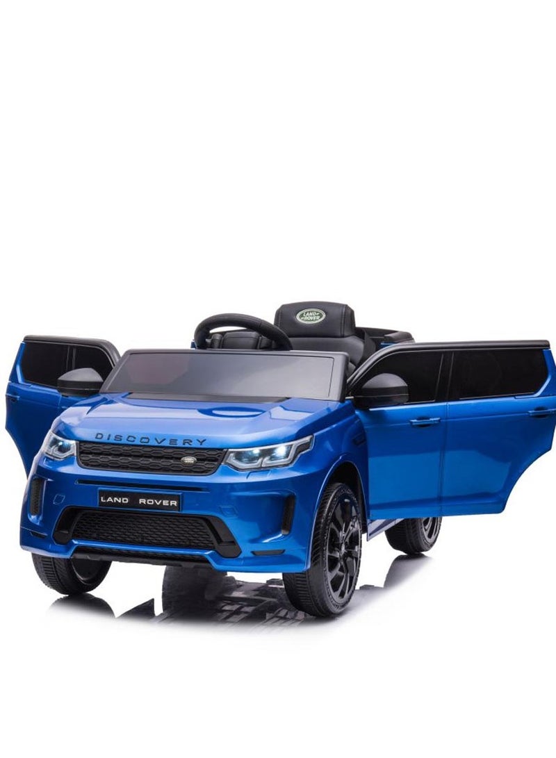 Land Rover Discover Official Licensed Kids Electric Ride On Toy Car With Parential Remote Control Best Gift For Kids-Blue