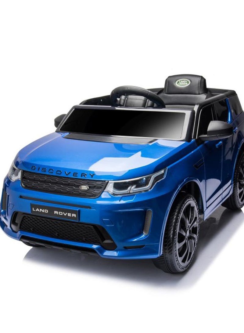 Land Rover Discover Official Licensed Kids Electric Ride On Toy Car With Parential Remote Control Best Gift For Kids-Blue